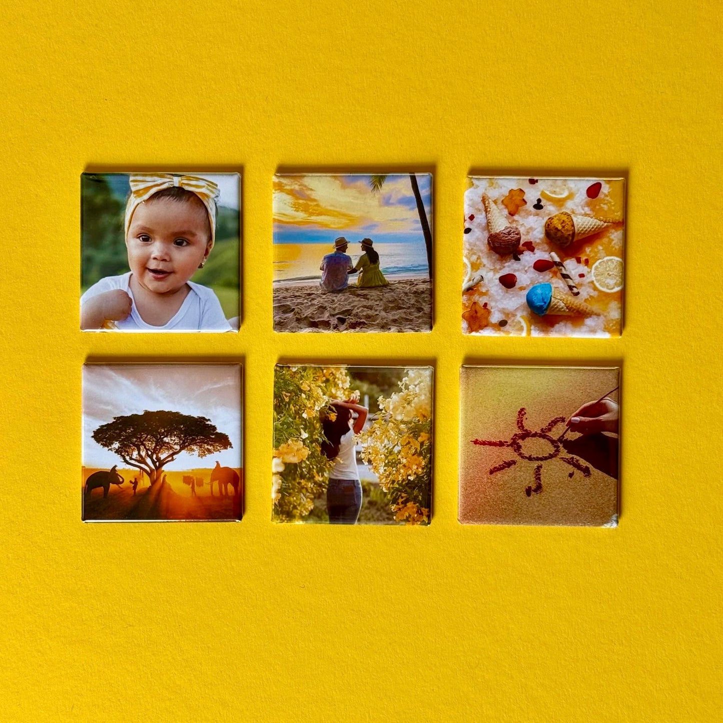 Button Fotomagnet 5x5 cm