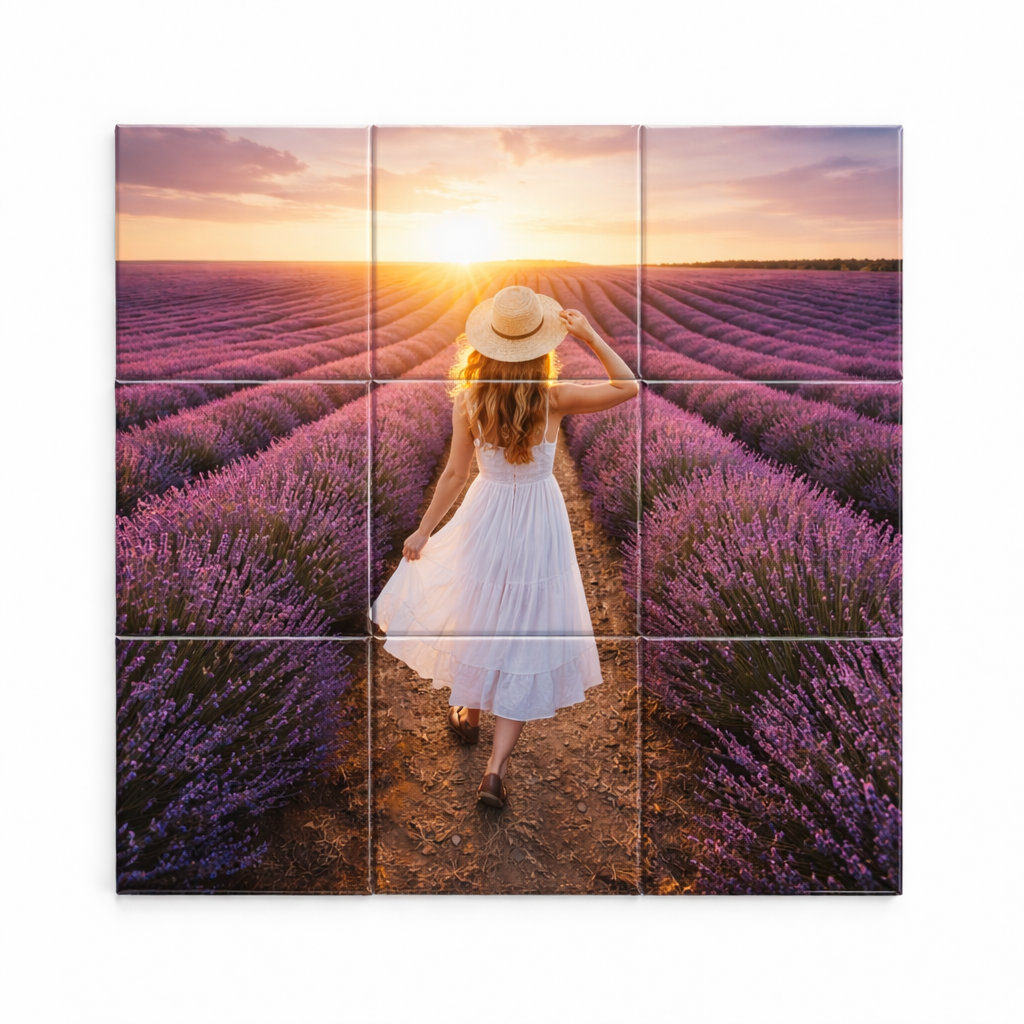 Dein Foto als Magnet-Puzzle – 9 Magnete