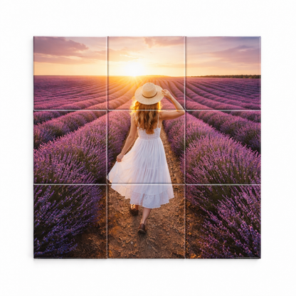 Dein Foto als Magnet-Puzzle – 9 Magnete