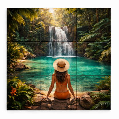 Dein Foto als Magnet-Puzzle – 9 Magnete